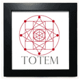 thumbnail image 1 of Round Line Triangular Square Black Square Frame Picture Wall Tabletop, 1 of 3