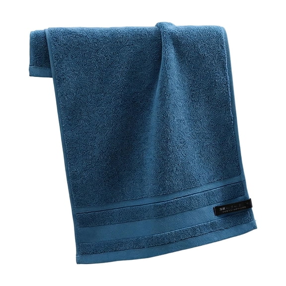 Extra Large Cotton Bath Towel - Super Soft, Absorbent, Lightweight, Portable for Quick Drying & Comfort - Ideal for Home or Travel,Blue