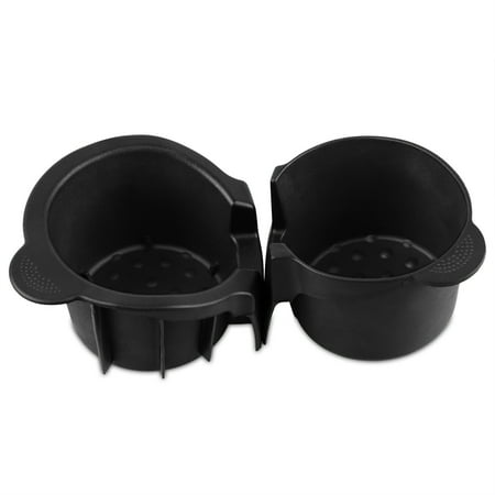 OxGord Ford Focus Cup Holder Center Console Rubber Liner Inserts (2 Piece)