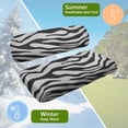 thumbnail image 6 of Uorisanigo Soft Golf Cart Cushion Cover Polyester Zebra Stripe Golf Cart Seat Cover Replacement Seat Protectors Keep Seats Warm and Comfortable, 6 of 7
