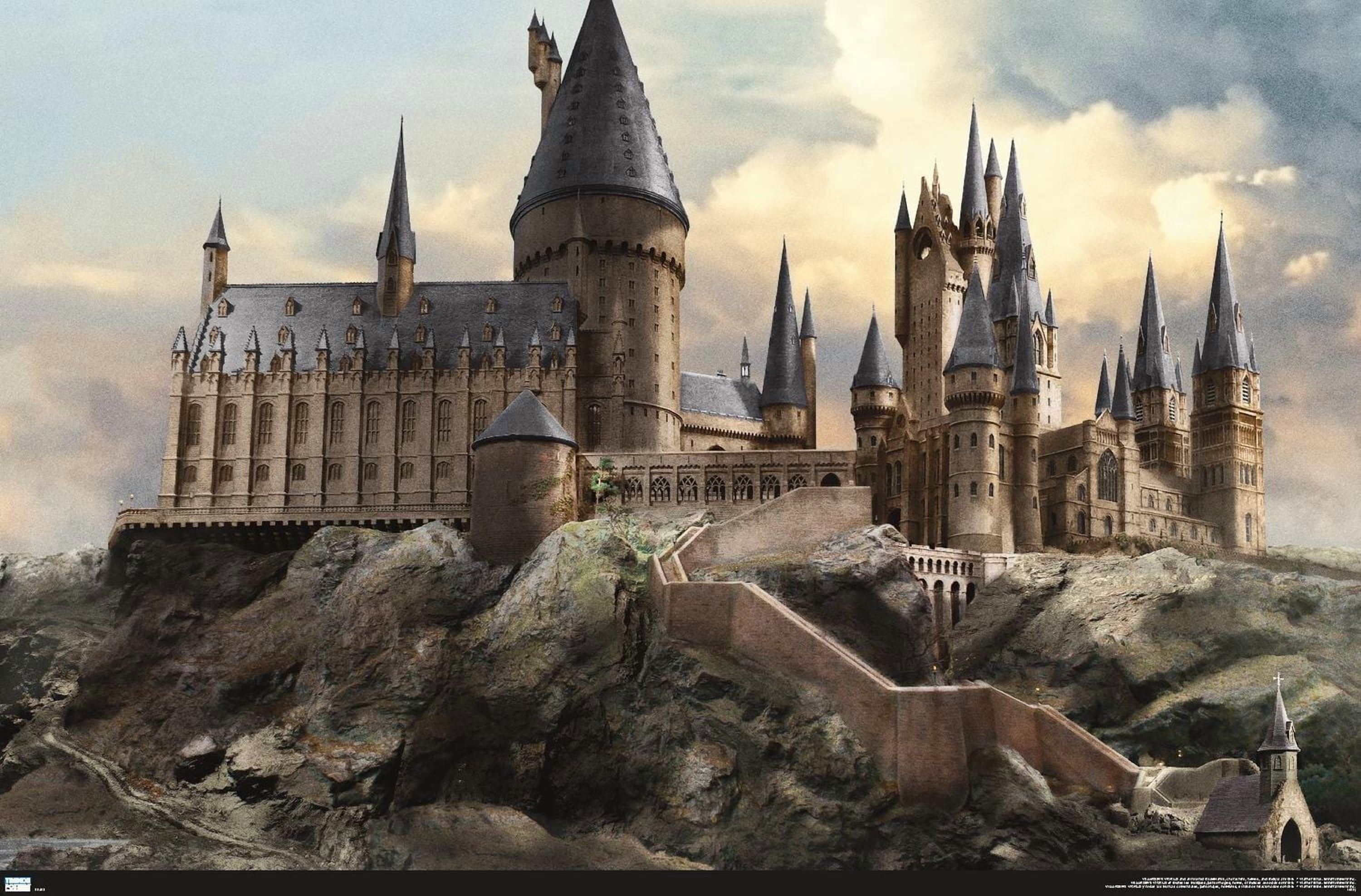 The Wizarding World: Harry Potter - Hogwarts at Sunrise Wall Poster