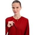 thumbnail image 5 of Cherokee Women's Snap Front Scrub Jacket with 3 Pockets and Knit Cuff - WW340, 5 of 10