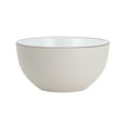 thumbnail image 4 of Pfaltzgraff Grayson Taupe 12-Piece Dinnerware Set Stoneware Round in White, 4 of 12