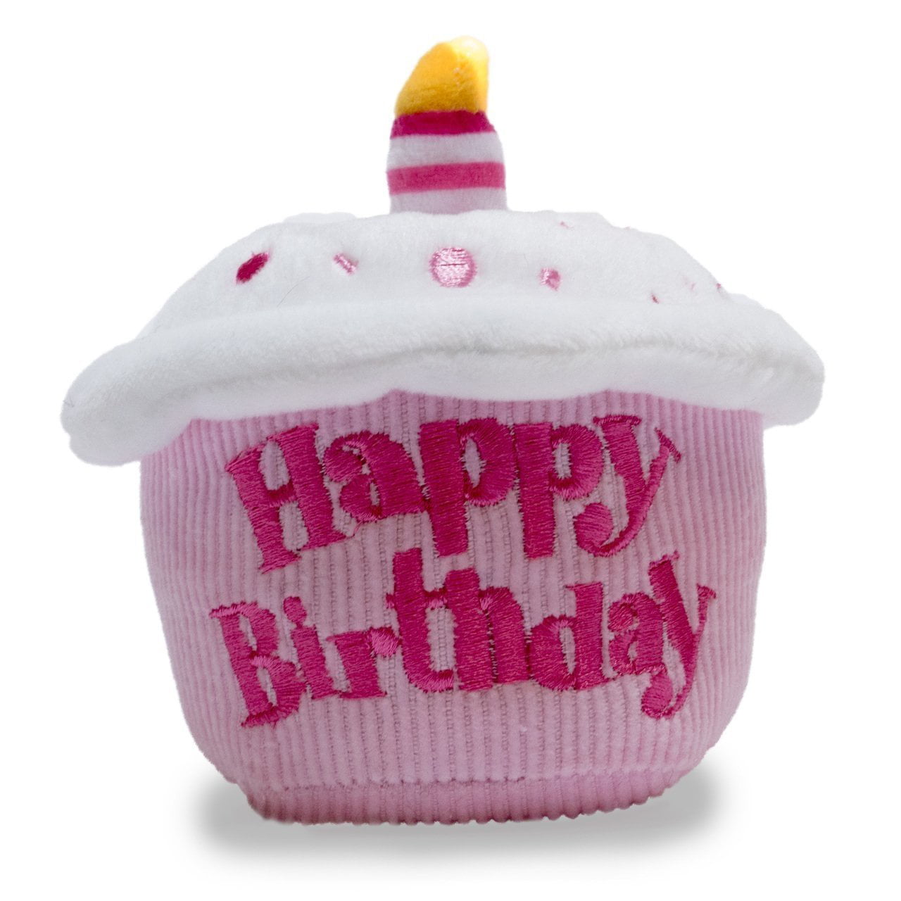 Pink Cuddle Barn Birthday Cupcake Squeezer Lights Up and Plays Happy Birthday When Squeezed SG_B07BDQHN5C_US