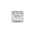 thumbnail image 1 of 15 x 15 Po Évier de Barre de Bol Simple en Acier Inoxydable, 1 of 1