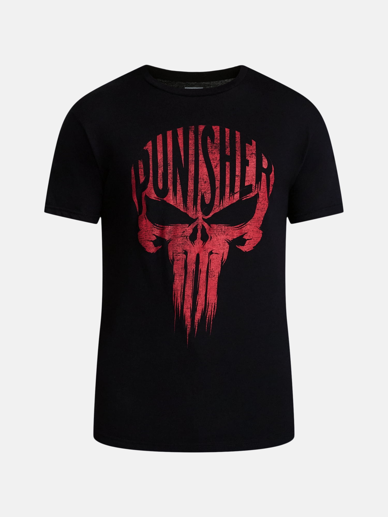 Punisher Men's and Big Men's Skull Cotton Graphic Tee with Short Sleeves, Sizes S-3XL