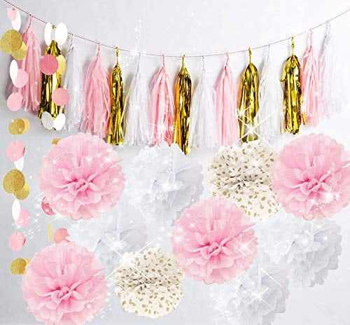 tissue paper garland party supplies