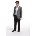 thumbnail image 1 of Elie Balleh Grey Wool Plaid Boy's Blazers Sports Coat Jacket, 1 of 1