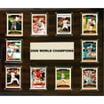 thumbnail image 1 of MLB 15"x18" St. Louis Cardinals 2006 World Series - 10-Card Plaque, 1 of 1