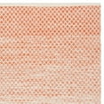 thumbnail image 5 of SAFAVIEH Montauk Vaughn Geometric Cotton Area Rug, Orange/Ivory, 6' x 6' Square, 5 of 6