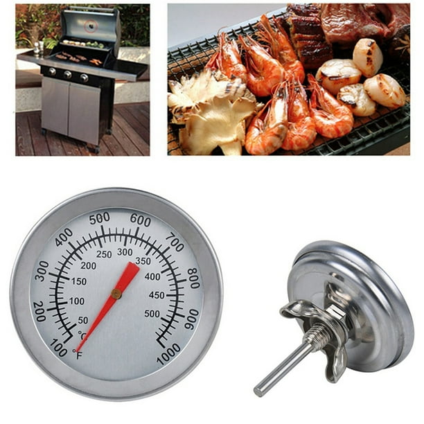 BBQ Charcoal Grill Pit Wood Smoker Temperature Gauge Grill Pit
