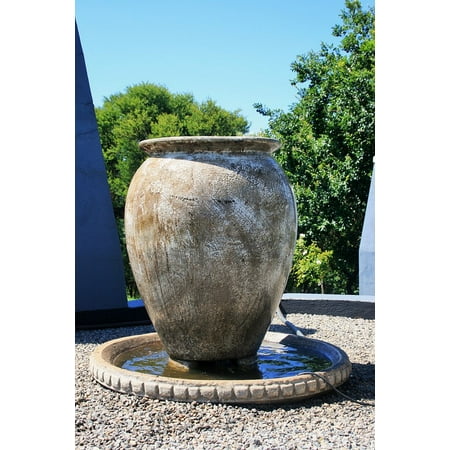 - LAMINATED POSTER Water Urn Light Large Walls Earthy Color Poster Print 24 x 36