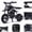 Black, variant on Mini Dirt Bike for Kids,2-Stroke Gasoline Motorcycle for off Road,Perfect Starter Kids Dirt Bike for adventure,1.L Fuel Capacity,38x22x27in,Blue