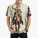 thumbnail image 1 of Fotbe Vintage Cowboy Riding Horse Camiseta Polo de Golf para Hombre con Estampado – Camisa Deportiva Transpirable con Cuello Abotonado-Large, 1 of 6