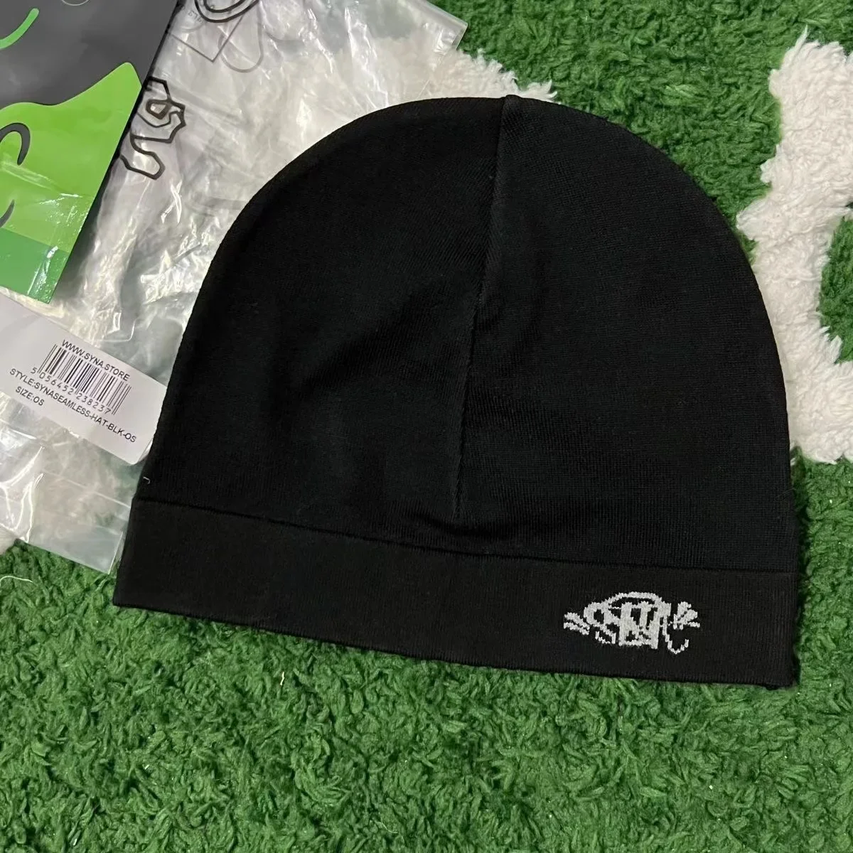 Syna-World Skull Hat 2023 New Knitting Syna Beanie Hat Men