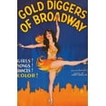 thumbnail image 2 of Unknown 23x32 White Modern Wood Framed Museum Art Print Titled - Vintage Film Posters: Gold Diggers of Broadway, 2 of 4