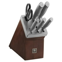Henckels Modernist 7-pc Self-Sharpening Knife Block Set - German Stainless Steel Kitchen Knives for Home Chefs
