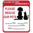 thumbnail image 2 of Emergency Pet Rescue Window Alarm - Protect Your Pets with 5" Front Door Alert for Home, RV, or House Safety - Ideal for Dogs, Cats, Birds, Rabbits - CS1414-2PK, 2 of 4