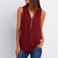 thumbnail image 2 of Endives Women's Tank Top Vest Tee V Top Womens Loose Blouse Neck Sleeveless T Shirt Casual Blouses, 2 of 7