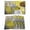 Yellow, variant on Teal Grey Placemats Set of 12 Modern Oil Painted Abstract Art Aesthetics Place Mats Indoor Wipeable Table Mats Washable Cloth Dining Table Placemats for Kitchen Holiday Party Home Decor 13x19 Inch