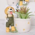 thumbnail image 4 of Resin Succulent Pot Small Planter for Office Desktop Decor Ornament B B, 4 of 10