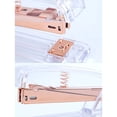thumbnail image 4 of XWSHYW Herramientas para El Hogar Grapadora Ps Transparente Máquina de Encuadernación Elegante Máquina de Encuadernación de Suministros de Oficina de Alta Gama Grapadora para Estudiantes Suministros, 4 of 6