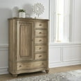 thumbnail image 3 of Weston Hills 6-Drawer Wood Door Chest in Brown Finish by Pulaski Furniture, 3 of 8