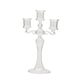 thumbnail image 5 of Candelabro de vidrio Candelabro Mesa decorativa Centro de mesa Decoración del hogar Candelabro de cena Candelabro de vidrio para mantel de Claro, 5 of 9