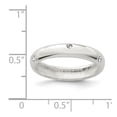 thumbnail image 2 of 925 Sterling Silver Solid Polished Stellux Crystal Ring Size 7 Ring for Women, 2 of 2