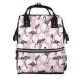 thumbnail image 1 of Fotbe Pineapple Flamingo Mochila Maternidad - Lona de Sarga Impermeable, Mochila de Pañales de Gran Capacidad con Múltiples Bolsillos y Correas Ajustables, 1 of 6