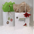 thumbnail image 5 of 50 Bolsas De Papel Blancas Kraft Con Asa Economicas Belug, 5 of 5