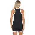 thumbnail image 2 of JanJean Robe de Tennis Sans Manches pour Femmes Robe de Golf Badminton Athlétique Fente Latérale au-Dessus du Genou Robe Noire TTG, 2 of 8