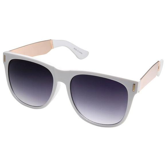 grinderPUNCH Large Oversized Fashion Sunglasses with Metal Temples
