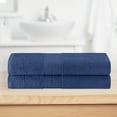 thumbnail image 2 of Impressions Hemingford Eco-Friendly Cotton 2-Piece Bath Sheet Towel Set, 2 of 5