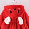 thumbnail image 3 of HOMADLES Jackets for Toddler Baby Boys Casual Long Sleeve Lightweight Outerwear Kids Zip Hooded Jacket Outerwear Jacket Red 3 T, 3 of 9