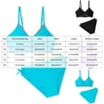 thumbnail image 6 of Mnyotv Girls Bikini set Two Piece Swimsuits With Chest Pad V-Neck Bathing Suits summer beach Swimwear, 6 of 6