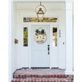 thumbnail image 4 of Eveokoki Front Door Porch Decorations Magnolia Home Sweet Home Door Hanging Sign 11 inch Wooden Wall Sign, Rustic Holiday Wreath Decor for Front Door Porch Home Window Wall Farmhouse Decorations, 4 of 5