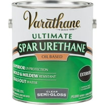 Varathane Semi-Gloss Clear Exterior Low VOC Spar Urethane, 1 Gal. 242185