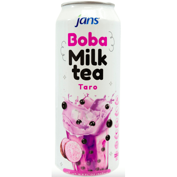 JANS TARO BOBA MILK TEA 24CT 16.6OZ