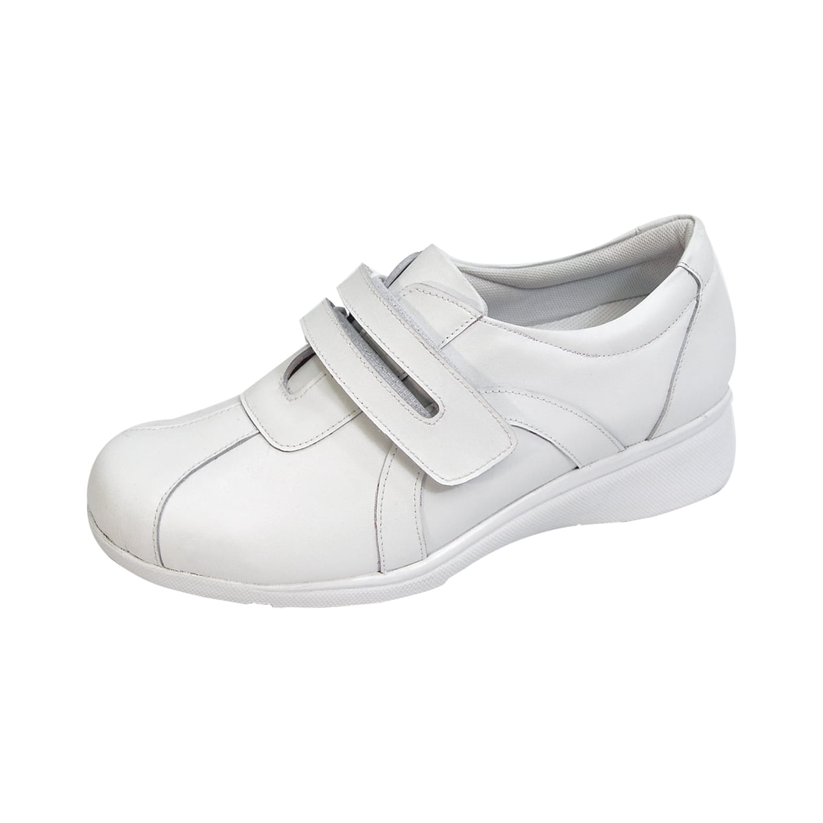 24 HOUR COMFORT Bonnie Wide Width Professional Sleek Shoe WHITE 11 ...