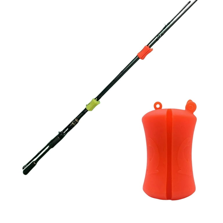 Fishing Rod Holder Fishing Pole Straps Bundle Rod Ball Portable Fishing Rod Fixed Ball Resistant Reusable Rubber Fishing Pole Clip Fastener Binding