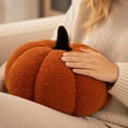 thumbnail image 7 of Pumpkin Throw Pillow, Soft Plush Yellow Halloween Decorative Cushion, 1 Pack 9.8 inch Stuffed Pumpkin Pillow, Perfect for Living Room Sofa Couch Bedroom Halloween Party Home Holiday Decoration, 7 of 7