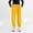 w93# Yellow81, variant on Wuxian Unisex Boys Girls Pants Elastic Waist Wide Leg Ankle-Tied Jogger Fuzzy Thick Lined Winter Warm Sweatpants With Pockets Toddler Casual Solid Trousers,Black,4-5 Years