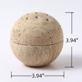 thumbnail image 2 of Soporte para quemador de resina de incienso, piedra travertina SHICANGSHIYE, 2 of 8