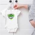 thumbnail image 5 of Airbrushed Space UFO Alien Superstar Romper Boys or Girls Infant Baby Brisco Brands NB, 5 of 6