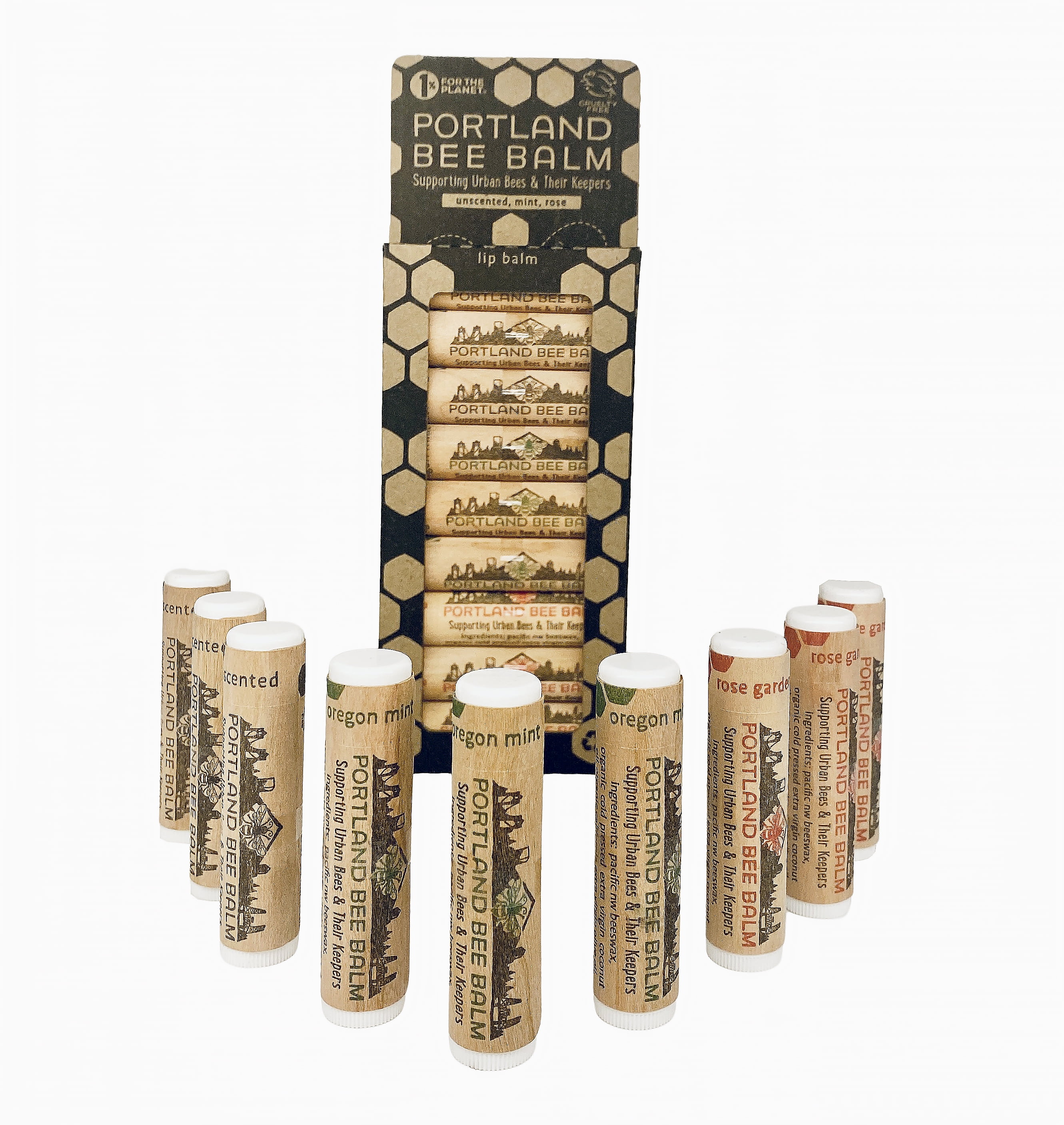 Portland Bee Balm Nine Pack of Lip Balms