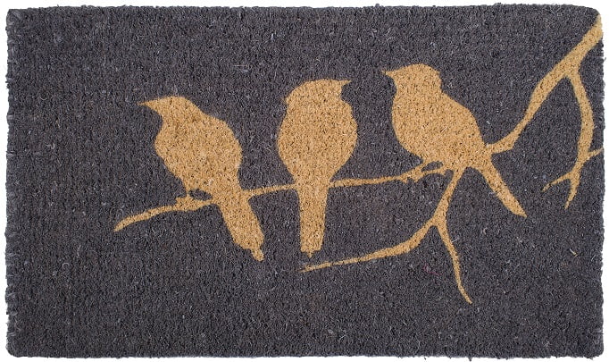 Fab Habitat Handwoven Extra Thin Doormat Entryway Door Mat For