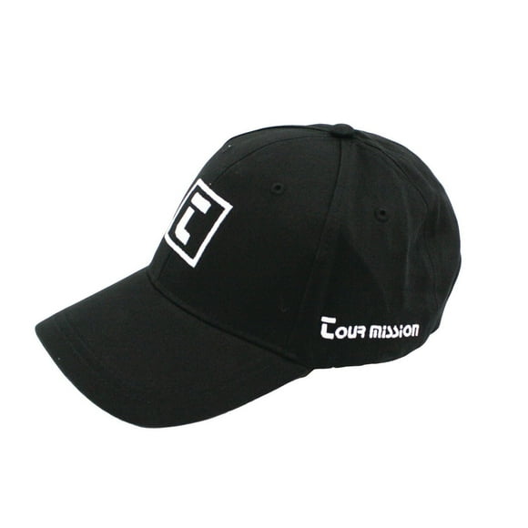 Tour Mission Black Men's Hat, #12631, 100% cotton