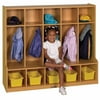 Ecr4kids Ce 5 Section Coat Locker With B