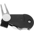 thumbnail image 1 of 5 In 1 Golf Multi-tool Ball Marker Tool With Club Brush Foldable Multifunctional Lawn Golf Divot Tool Portable Accessoriesblack1pcs, 1 of 5